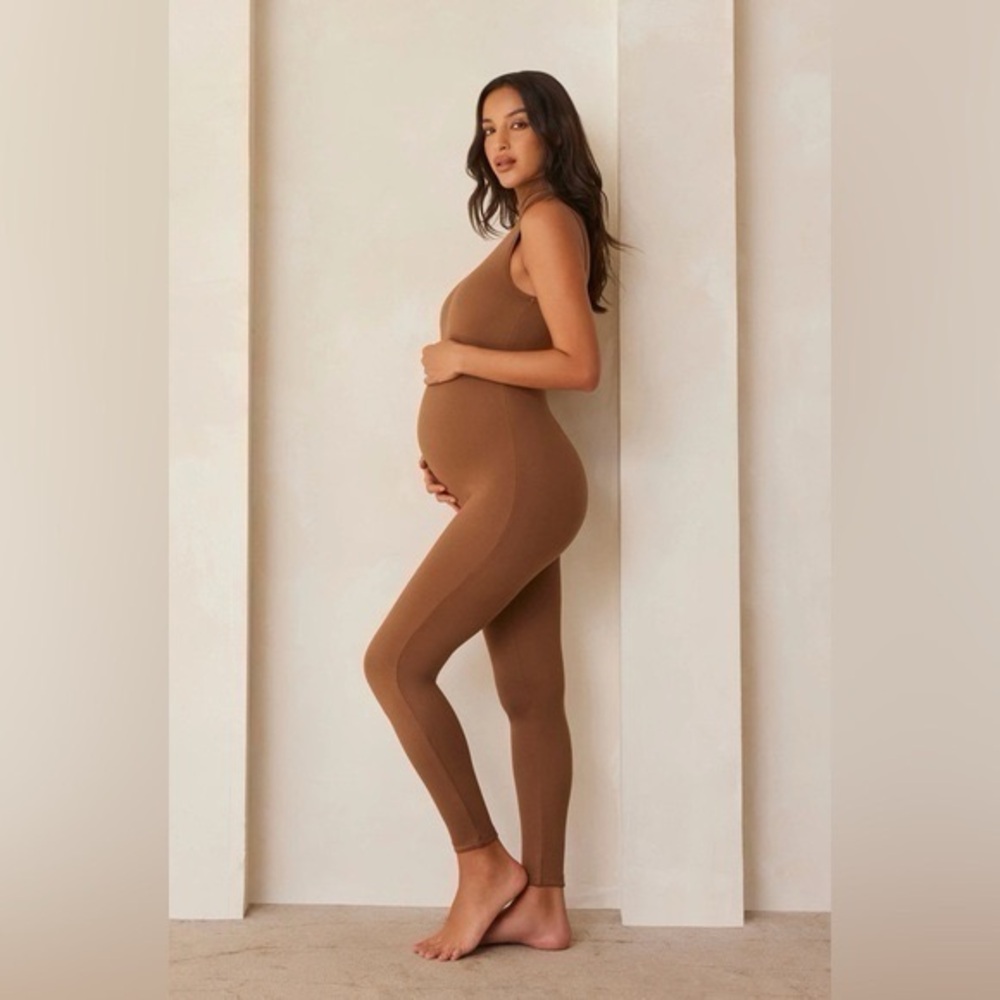 Bumpsuit “Lucy” Full-Length Bodysuit – Size M – Brown – Great Used Condition